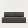 Sofa rozkładana 3-osobowa ciemnoszara UNO