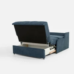 Sofa rozkładana 2-osobowa granatowa MATI II