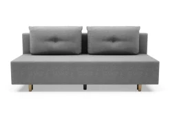 Sofa rozkładana 3-osobowa jasnoszara OTTA BIS