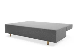 Sofa rozkładana 3-osobowa jasnoszara OTTA BIS