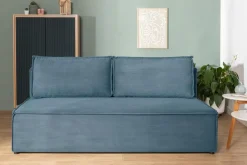 Sofa rozkładana 3-osobowa niebieska UNO
