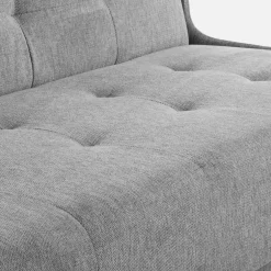 Sofa rozkładana 3-osobowa popielata MATI III