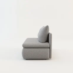 Sofa rozkładana 2-osobowa szara ELIAS II