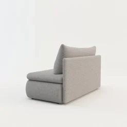 Sofa rozkładana 2-osobowa szara ELIAS II