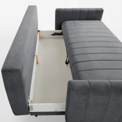 Sofa rozkładana szara MARION