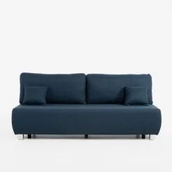 Sofa rozkładana szaroniebieska STAR