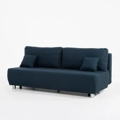 Sofa rozkładana szaroniebieska STAR
