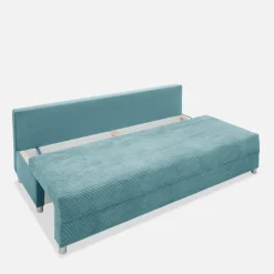 Sofa rozkładana turkusowa FIORE