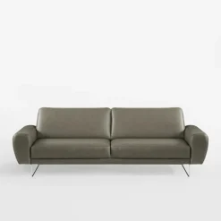 Sofa skórzana 3 osobowa SPRING szara