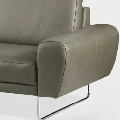 Sofa skórzana 3 osobowa SPRING szara