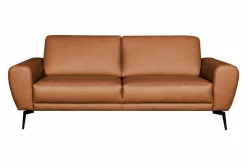 Sofa skórzana brązowa 3 os SPRING