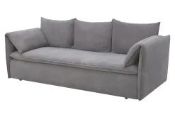 Sofa sztruksowa szara SUNNY