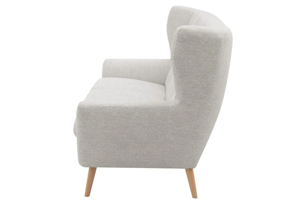 Sofa uszak boucle kremowa MOREN