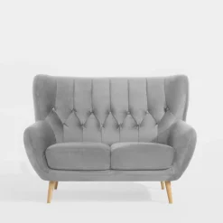 Sofa uszak 2-osobowa jasnoszara KELSO