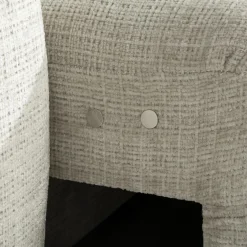 Sofa z regulowanym siedziskiem jasnobeżowa CAMPILE