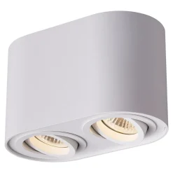 Spot 2-punktowy natynkowy biały RONDOC