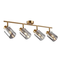 Spot regulowany 4 reflektorki złoty SARDO