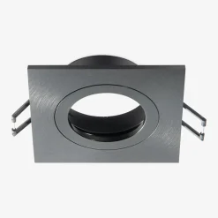 Spot wpuszczany kwadratowy czarny FINN