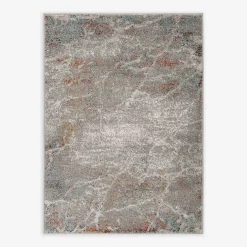 Srebrny dywan retro ADALYA, 160x230 cm