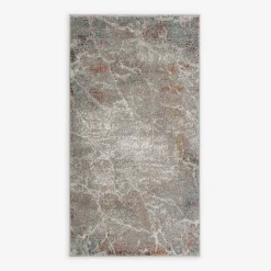 Srebrny dywan retro ADALYA, 80x150 cm