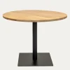 Stół okrągły drewniany VERNI 80 cm