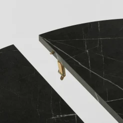 Stół okrągły rozkładany GERDON 100-138 cm