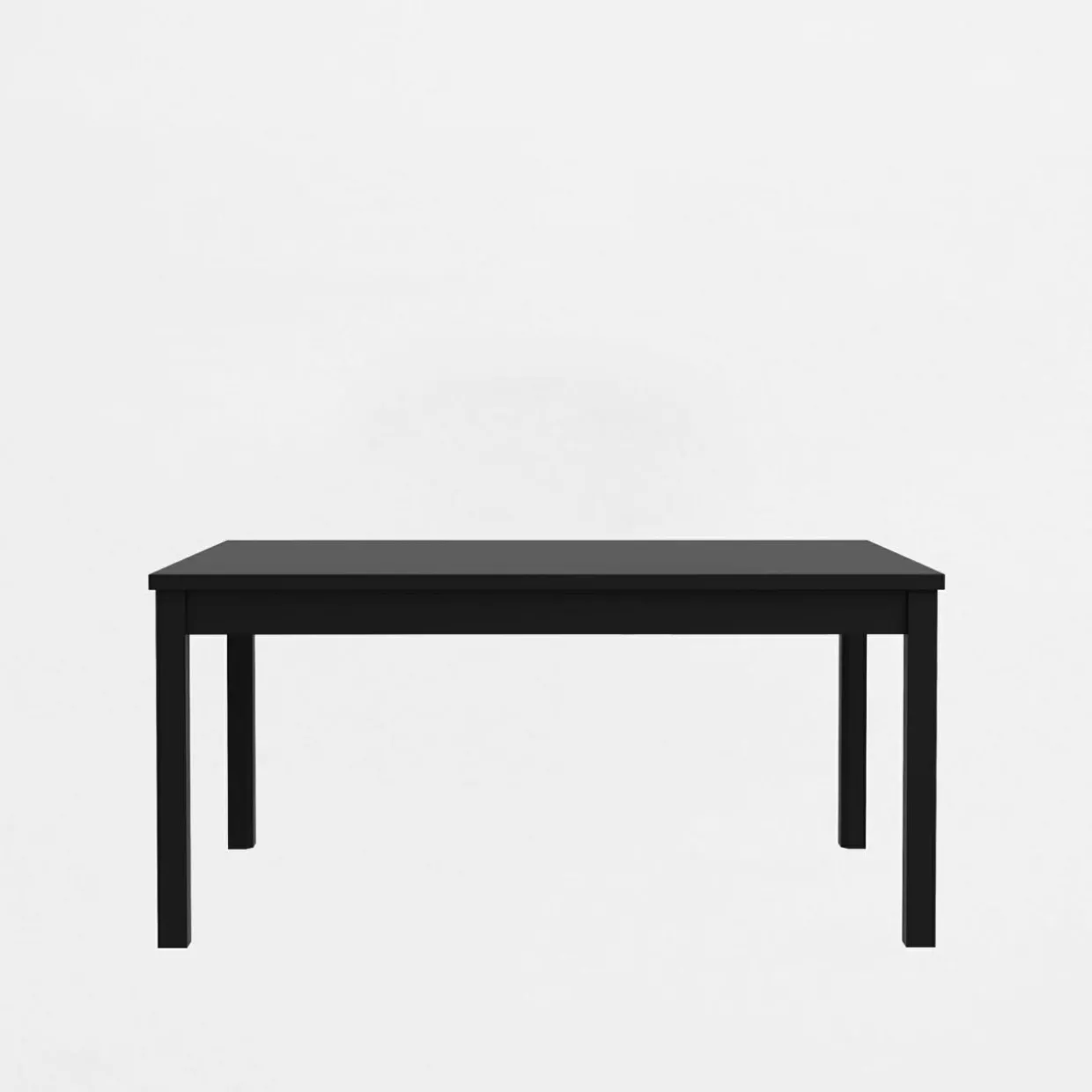 Stół rozkładany czarny 160-207 cm