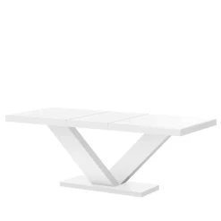 Stół rozkładany VICTORIA połysk biały