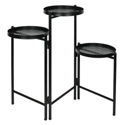 Stojak kwietnik czarny 50 cm