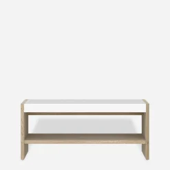 Stolik do salonu CALIMA dąb cremona biały