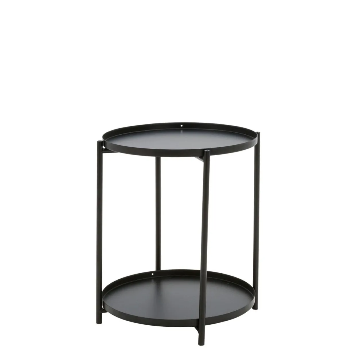 Stolik kawowy czarny metalowy SALAR