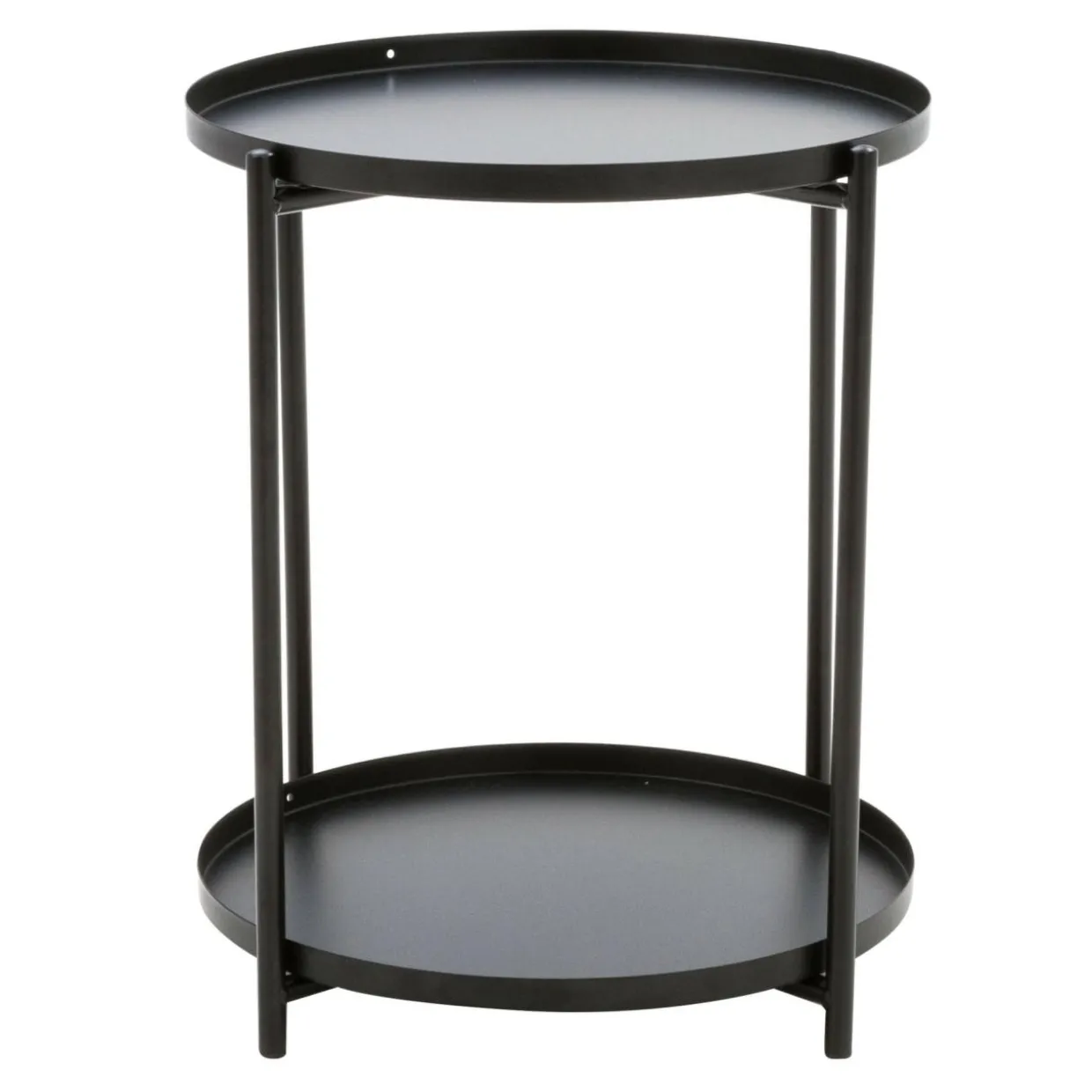 Stolik kawowy czarny metalowy SALAR