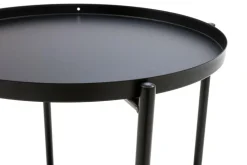 Stolik kawowy czarny metalowy SALAR