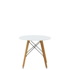 Stolik kawowy okrągły biały FART