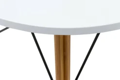 Stolik kawowy okrągły biały FART