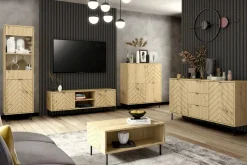 Stolik kawowy w jodełkę ART