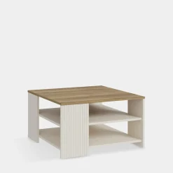 Stolik kawowy z półką, kwadratowy