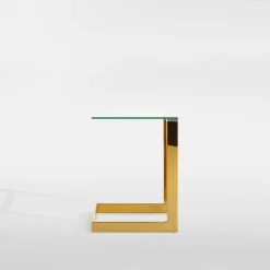 Stolik na złotych nogach ESQUITE