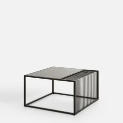 Stolik NAEL II ze szklanym blatem