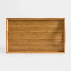 Stolik śniadaniowy składany bambusowy 50x30x21 cm