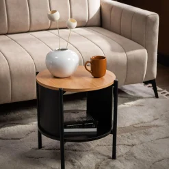 Stolik nocny z półką HILTO