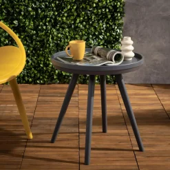 Stolik ogrodowy HAPPIANO ciemnoszary