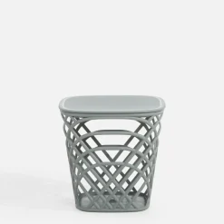 Stolik ogrodowy z pojemnikiem HAMILLO jasnoszary