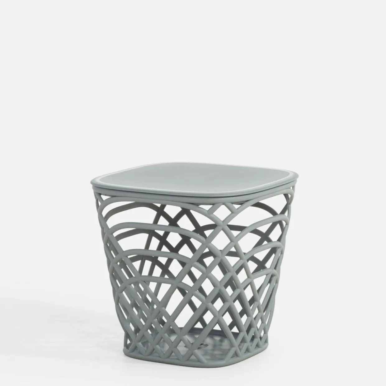 Stolik ogrodowy z pojemnikiem HAMILLO jasnoszary