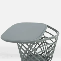 Stolik ogrodowy z pojemnikiem HAMILLO jasnoszary