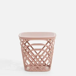 Stolik ogrodowy z pojemnikiem HAMILLO różowy