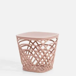 Stolik ogrodowy z pojemnikiem HAMILLO różowy