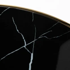 Stolik okrągły złoty EFUZZO