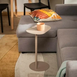 Stolik pomocniczy beżowy 35x53 cm