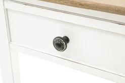 Stolik z drewna biały ASANTE